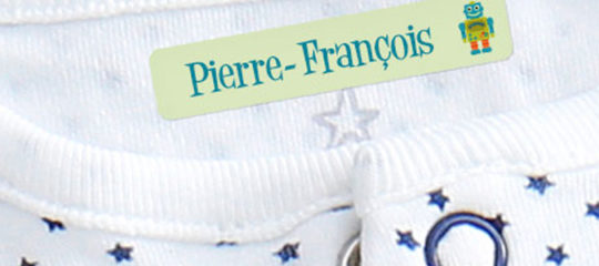Étiquettes vêtements